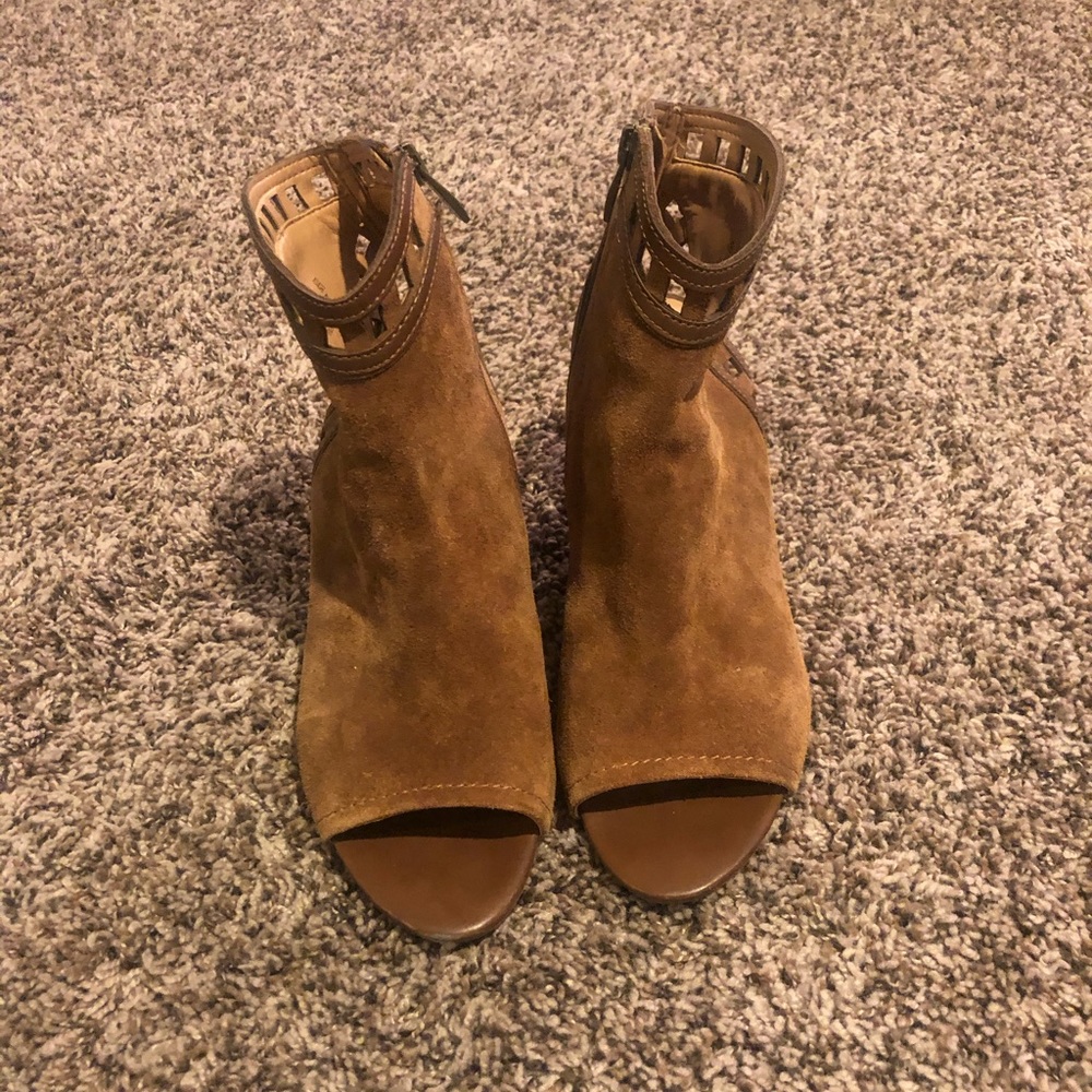 Franco Sarto brown booties